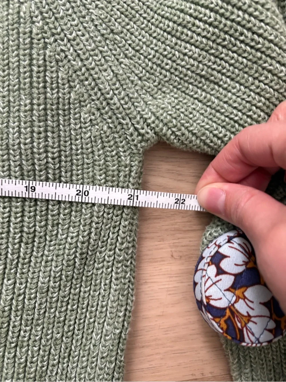 Jack Wills Cable Knitwear Green Sweater